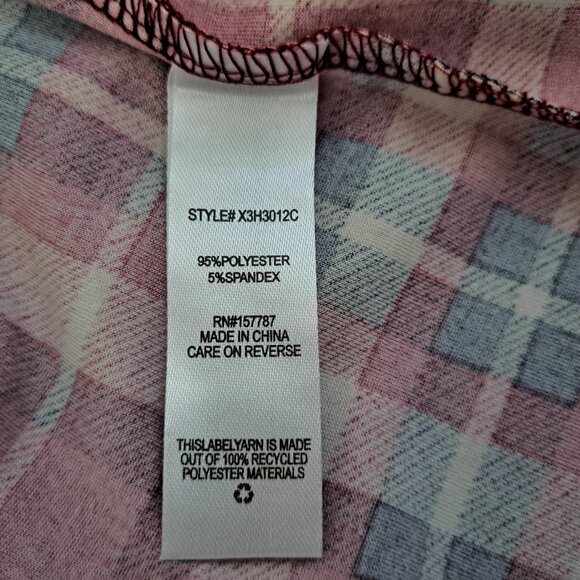 Jolie&Joy Women Plus Size 3X Christmas Plaid Dress Long Sleeve NWT - Picture 8 of 10